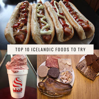 Icelandic foods like hotdogs, ice cream, ferment shark and more are popular to tray when visiting the country - All Things Iceland podcast