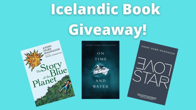 Icelandic Book giveaway of Andri Snær's books - All Things Iceland