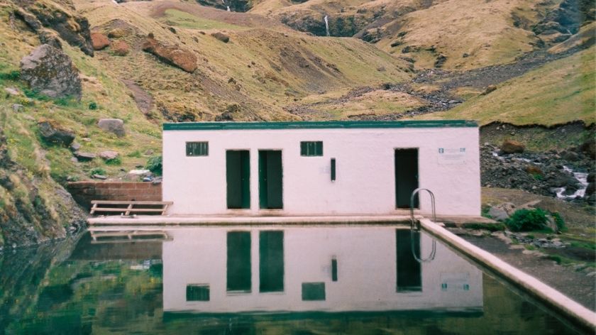 Seljavallalug - an old outdoor swimming pool in Iceland