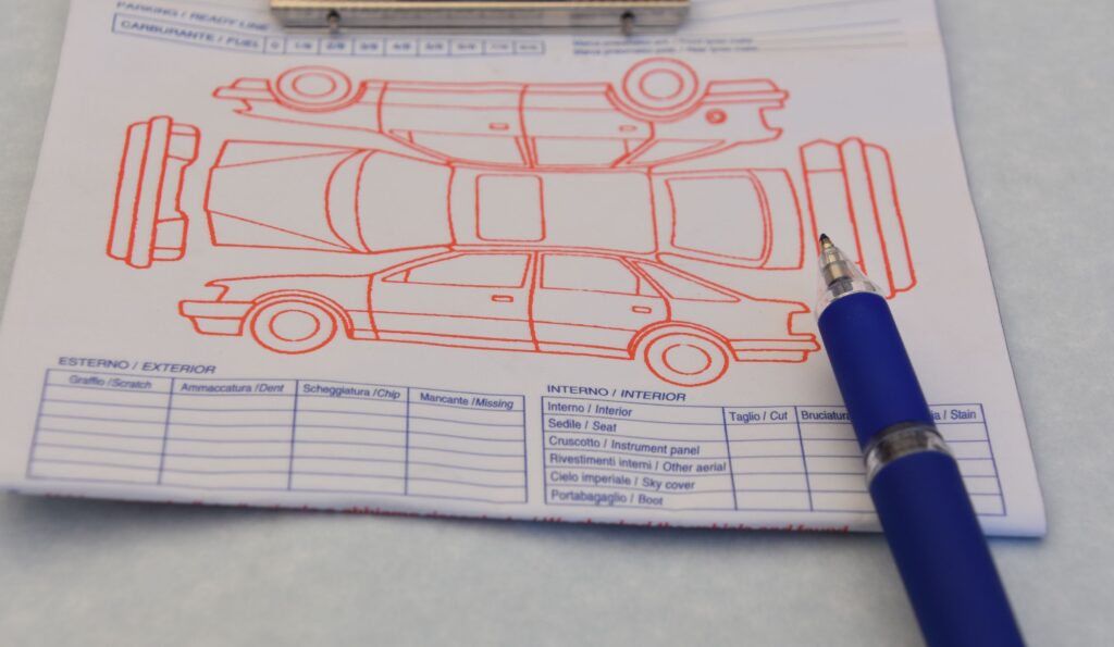 car rental checklist