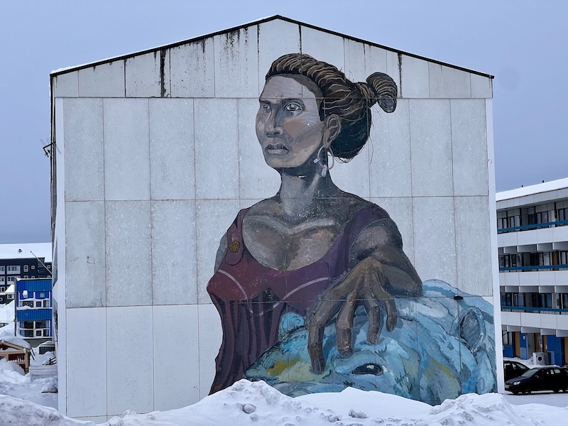 Mural in Nuuk, Greenland - All Things Iceland