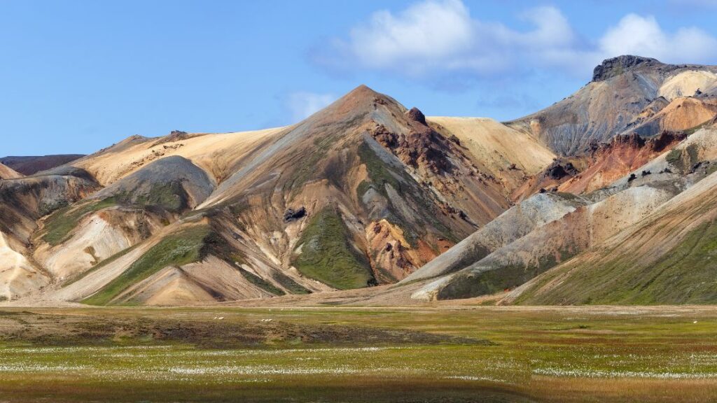 Icelandic highlands during summer