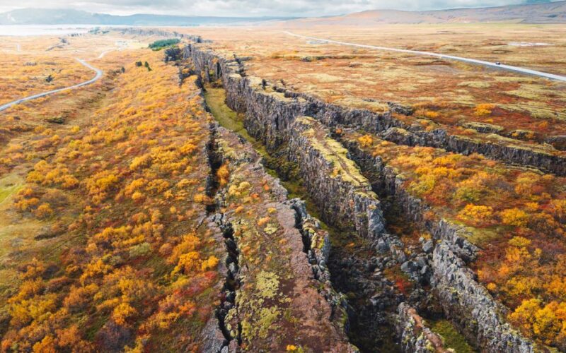 Thingvellir national park in Iceland - October