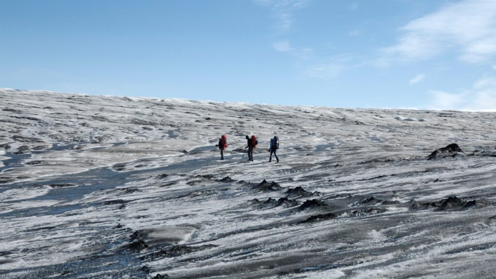 Glacier hike in Iceland