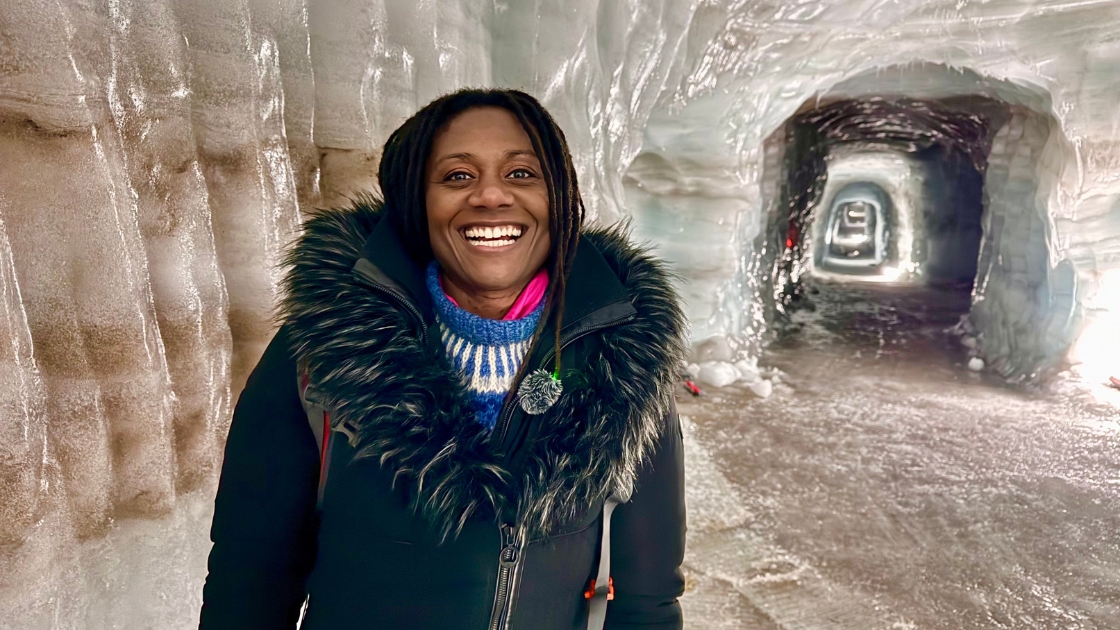 Jewells inside the glacier langjökull in Iceland